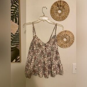 Floral tank top